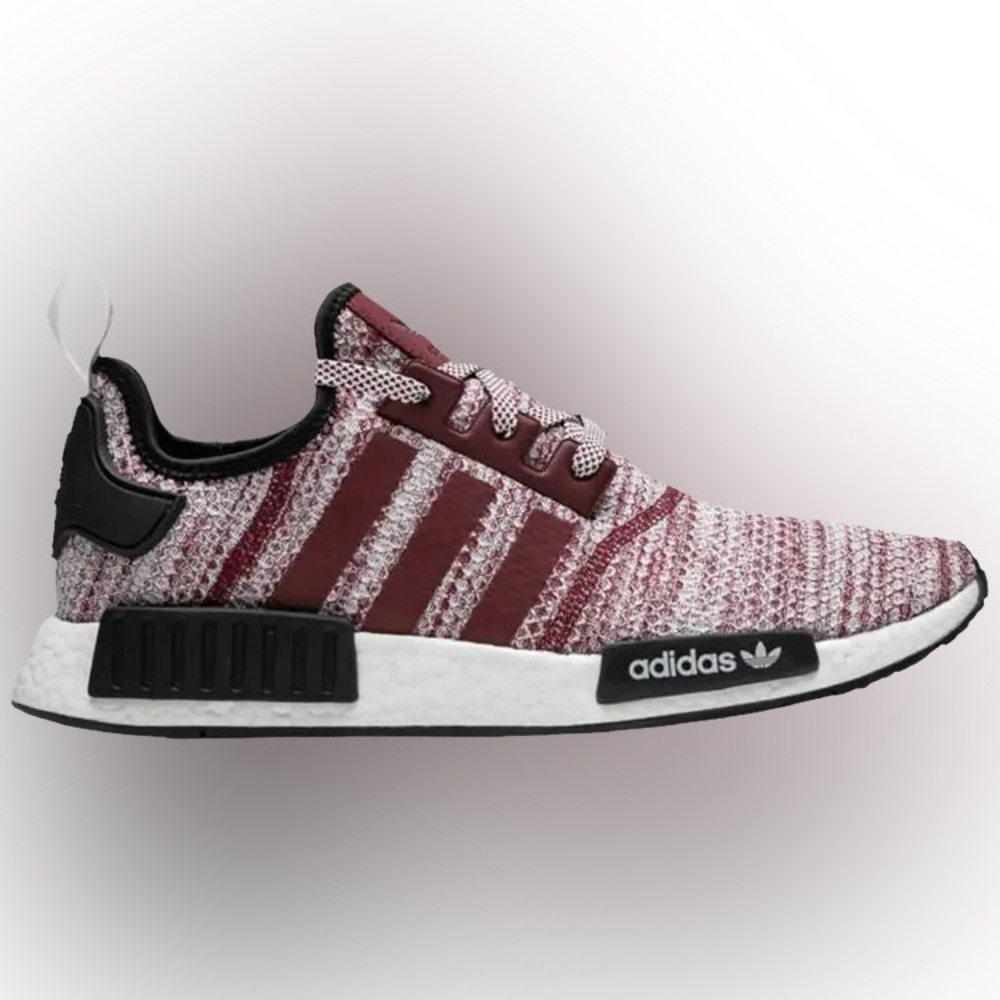 adidas NMD R1 sneakers primeknit boost burgundy